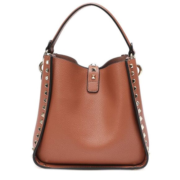 Tiffany & Fred Paris Full-Grain Leather Hobo Bag, Brown - Picture 2 of 3